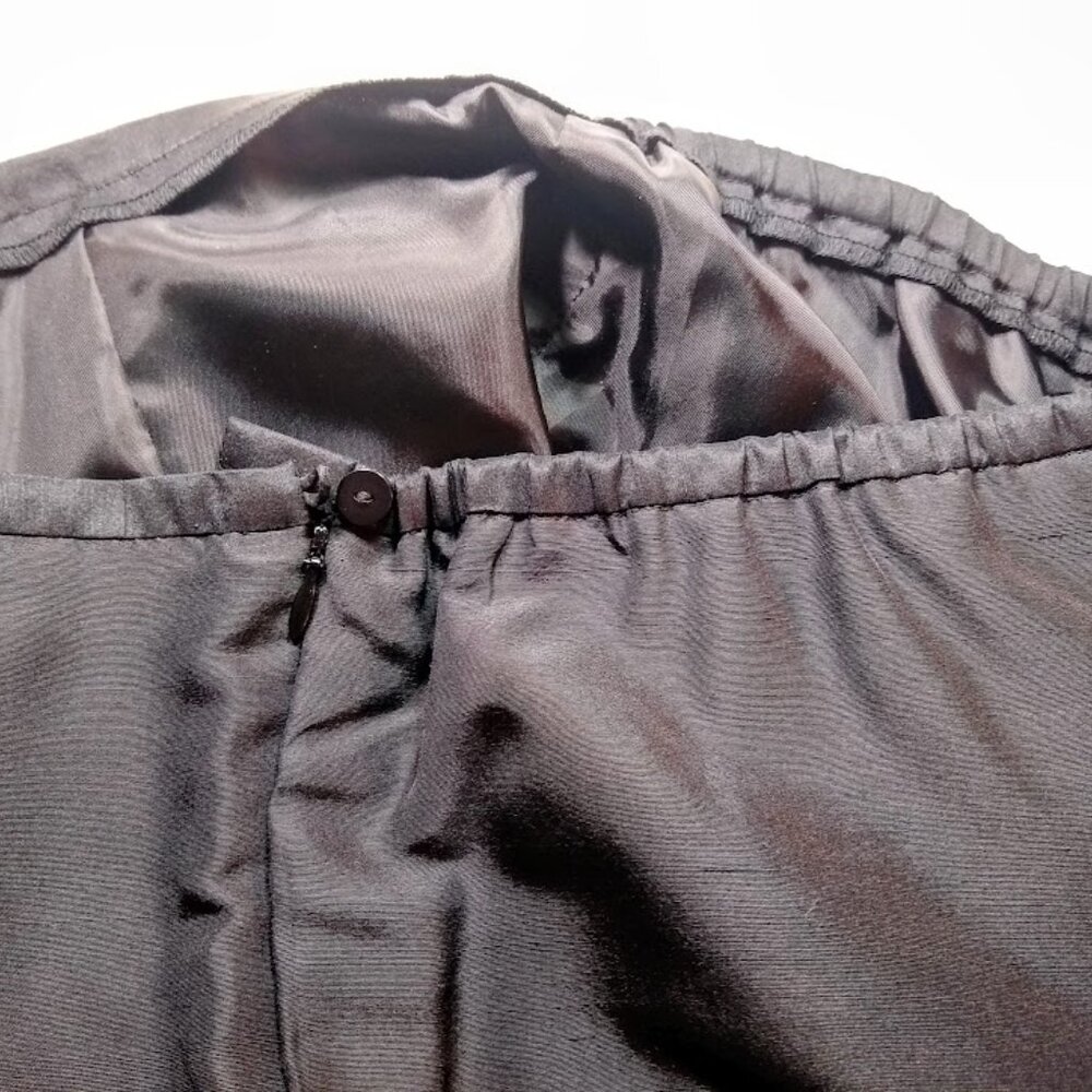 French Laundry  M   black silk ankle pants - Picture 5 of 14